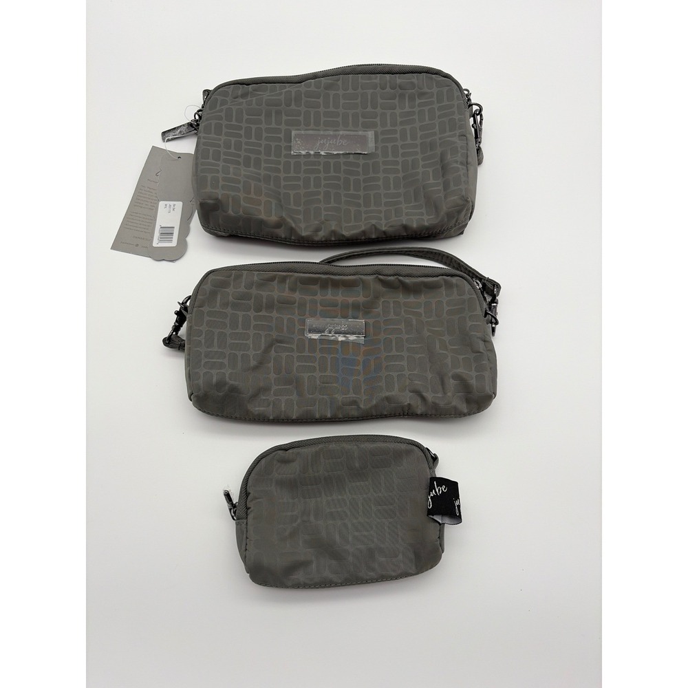 JuJuBe Be Set MBoss Moonlight Embossed 3 Piece Pouch Crossbody Set JB31175 MNL